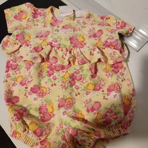 Baby Girl's Small Steps vintage one piece romper.